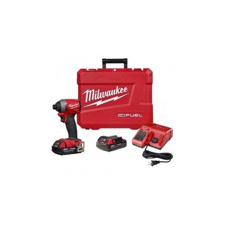 Llave De Impacto 1/4" 18 Volts 0-3,600 Rpm 0-4,300 Ipm Milwaukee 2853-22CT