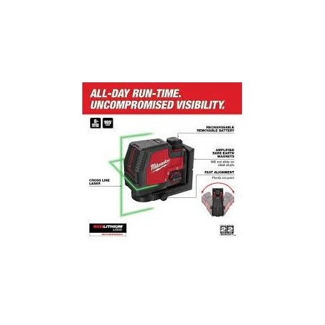 Láser Verde De Línea Transversal Recargable Mediante Usb Mil352