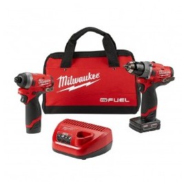 Taladro 1/2" Y Destornillador 1/4" M12 Milwaukee 2598-22