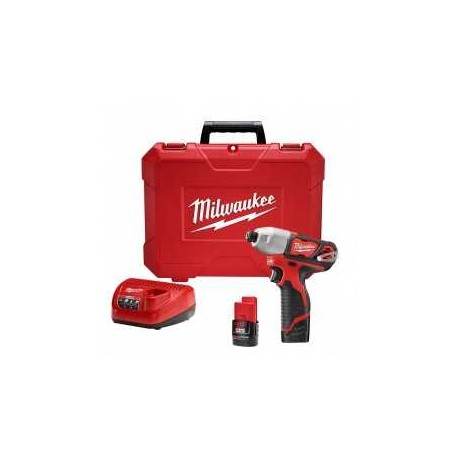 Llave De Impacto 1/4" 12 Volts 2,500 Rpm Milwaukee 2462-22