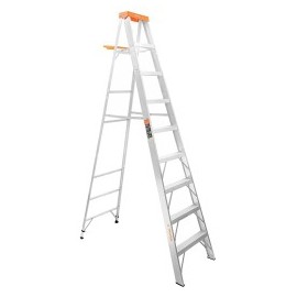 Escalera De Tijera Tipo Ll 8 Peldaños Y Bandeja Truper