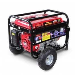 Generador De Corriente Eléctrica Motor 4 Tiempos 3,000 W 6.5 Hp MIKELS GCE-2700