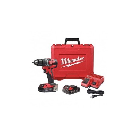 Taladro 1/2" Milwaukee 2801-22CT 18V  0-500-0-1800 Rpm