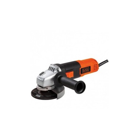 Esmeriladora Angular 4 1/2" 820 Watts Con Guantes Y Gafas Black & Decker BDG720K-B3