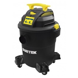 AS506A Aspiradora 6 galones 4 HP 120 V Surtek