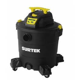 AS612A Aspiradora 12 galones 6 HP 120 V Surtek