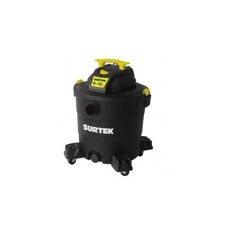 AS612A Aspiradora 12 galones 6 HP 120 V Surtek