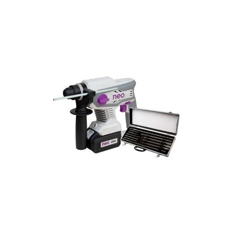 Rotomartillo SDS plus 22-28 mm 20 V + set de brocas SDS plus NEO RM1022/20C1