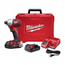 Llave De Impacto 1/4" 18 Volts 2,750 Rpm Milwaukee 2657-22CT
