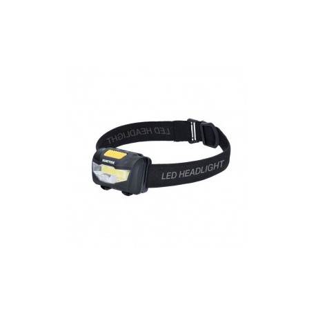 135906 Linterna de LED para cabeza a baterías 3 pilas "AAA" de 120 lm Surtek