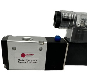 ELECTROVALVULA 3 VIAS 2 POCISIONES SIMPLE BOBINA PUERTO 1/4? MOD 3V210-08